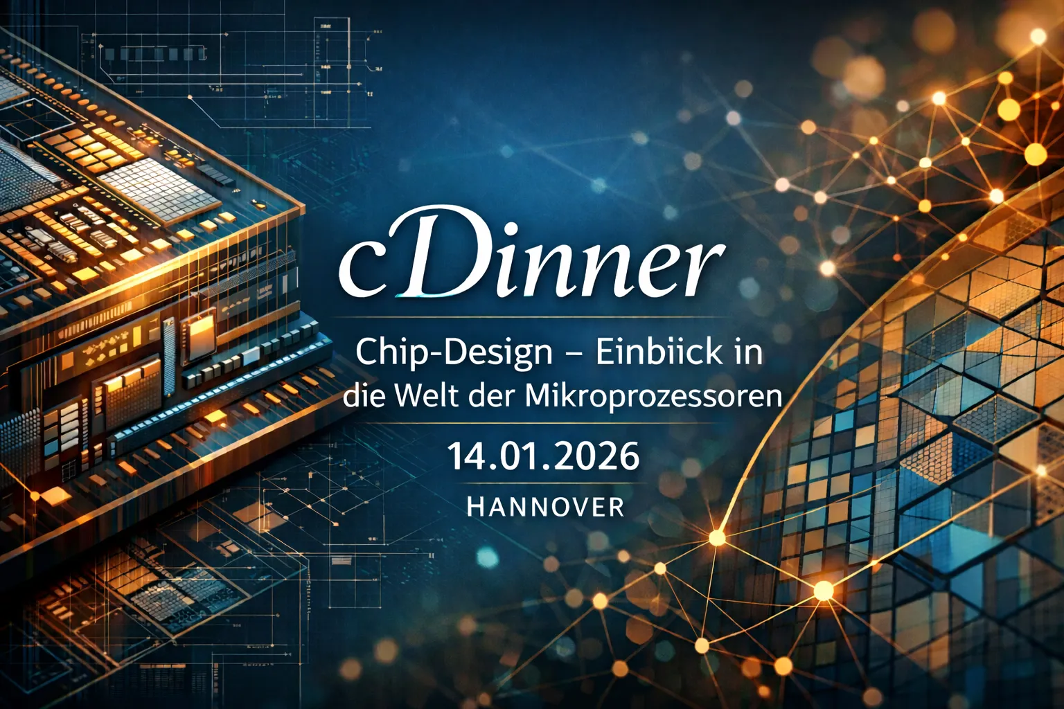 cDinner JahresKickoff: Chipdesign - Einblick in die Welt der Mikroprozessoren event photo